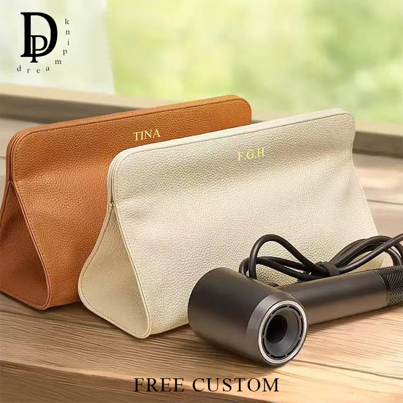 Luxury Skincare Women - Custom Name Soft PU Leather Hair