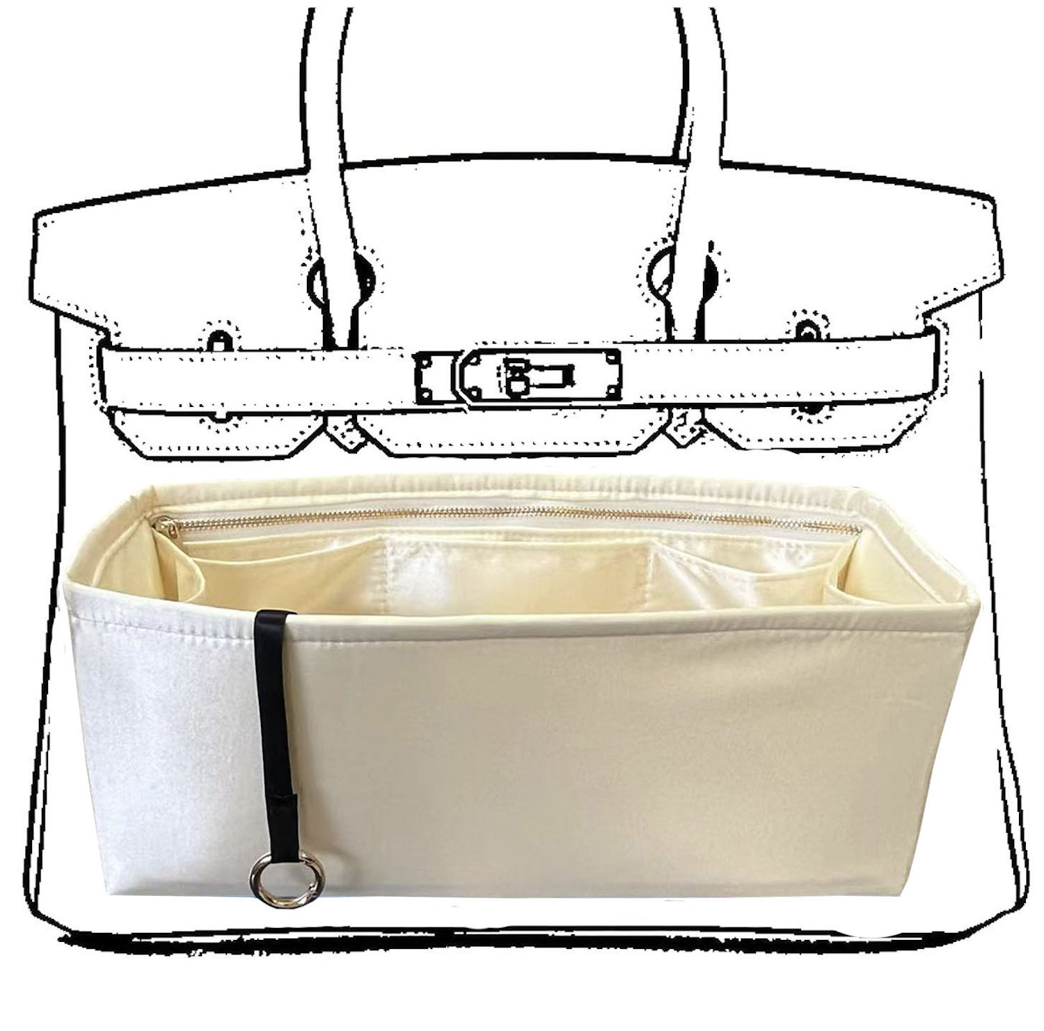 Purse Organizer Birkin S 25 30 - Luxury Skincare Women ulasan dan harga