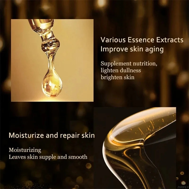 50PCS Face Serum Hyaluronic Ac - Placenta Extract Serum ulasan dan harga