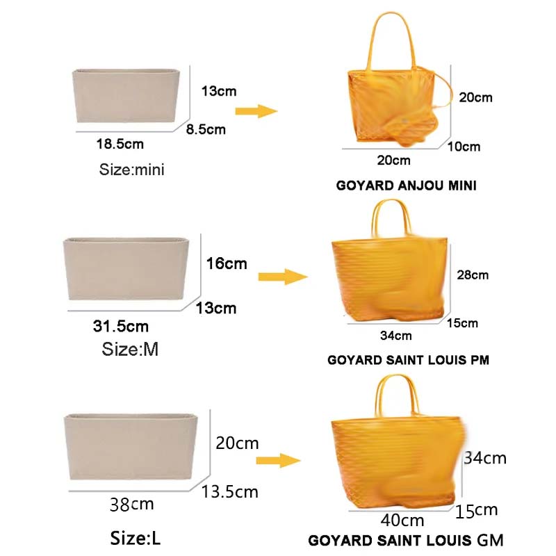 Felt Insert Bag Cosmetic Organ - Luxury Skincare Women ulasan dan harga
