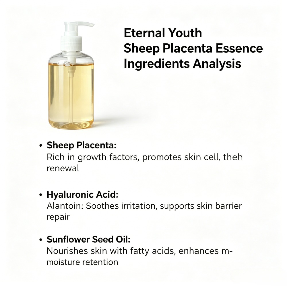 Sheep Placenta Essence Liquid  - Placenta Extract Serum ulasan dan harga