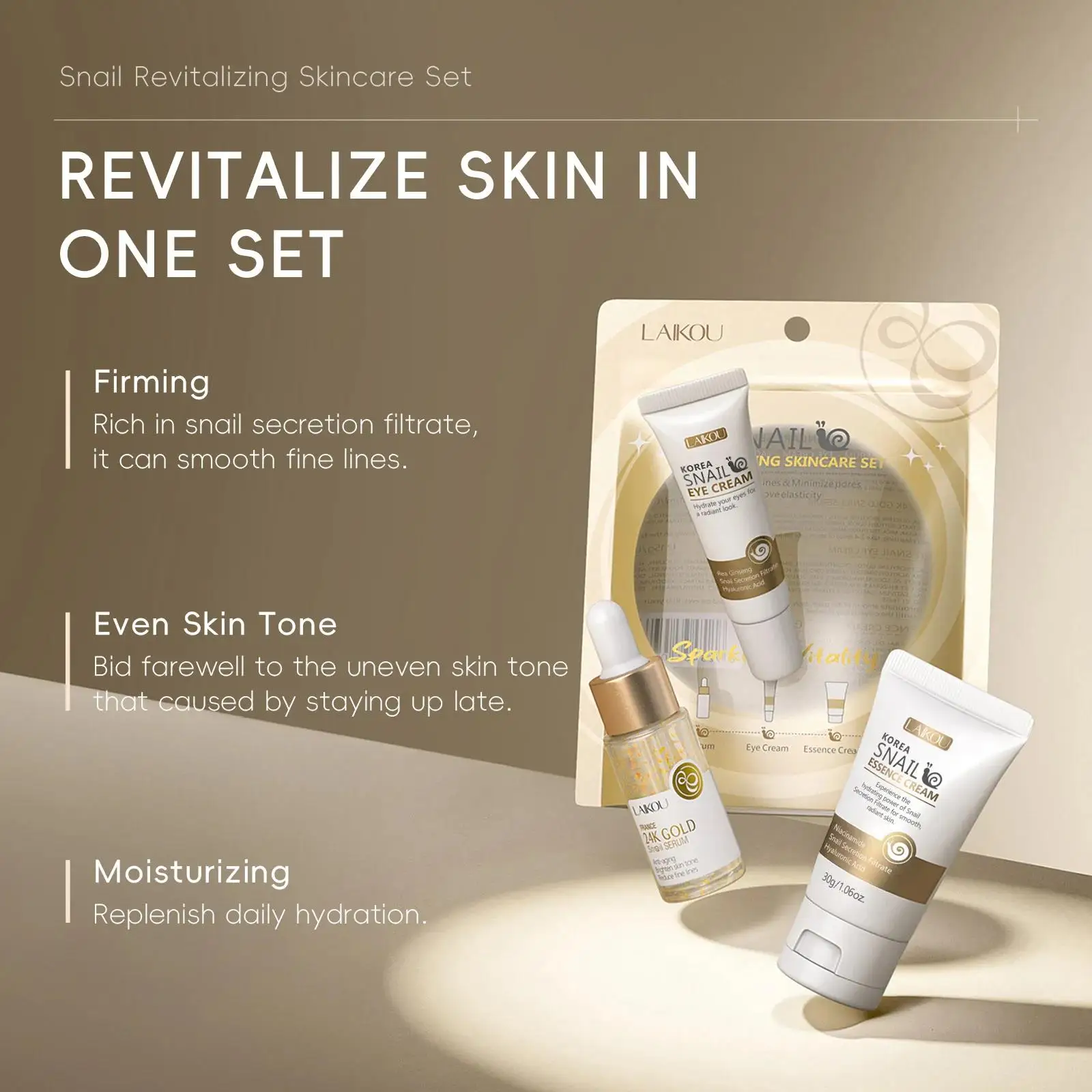 24K Gold Snail Repair Serum Ey - Luxury Skincare For Women ulasan dan harga