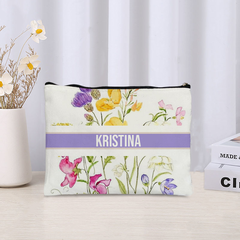 Custom Name Cosmetic Bag Trend - Luxury Skincare Women ulasan dan harga