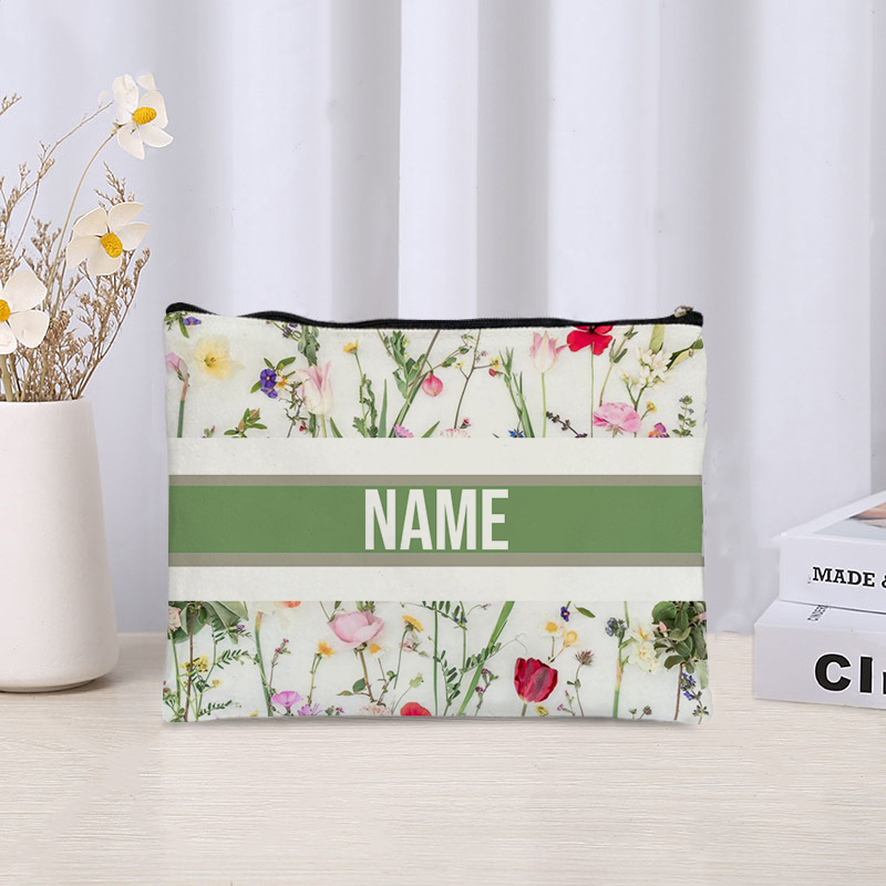 Custom Name Cosmetic Bag Trend - Luxury Skincare Women ulasan dan harga