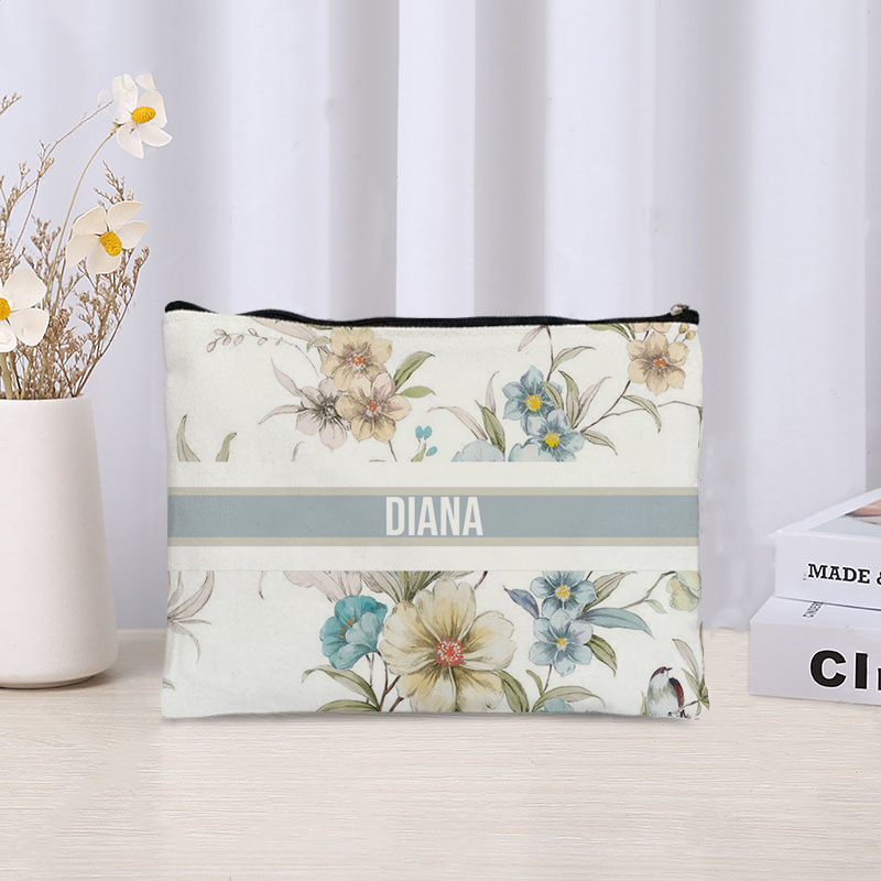 Custom Name Cosmetic Bag Trend - Luxury Skincare Women ulasan dan harga