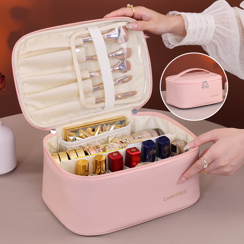 Luxury PU Makeup Bag for Women - Luxury Skincare Women ulasan dan harga