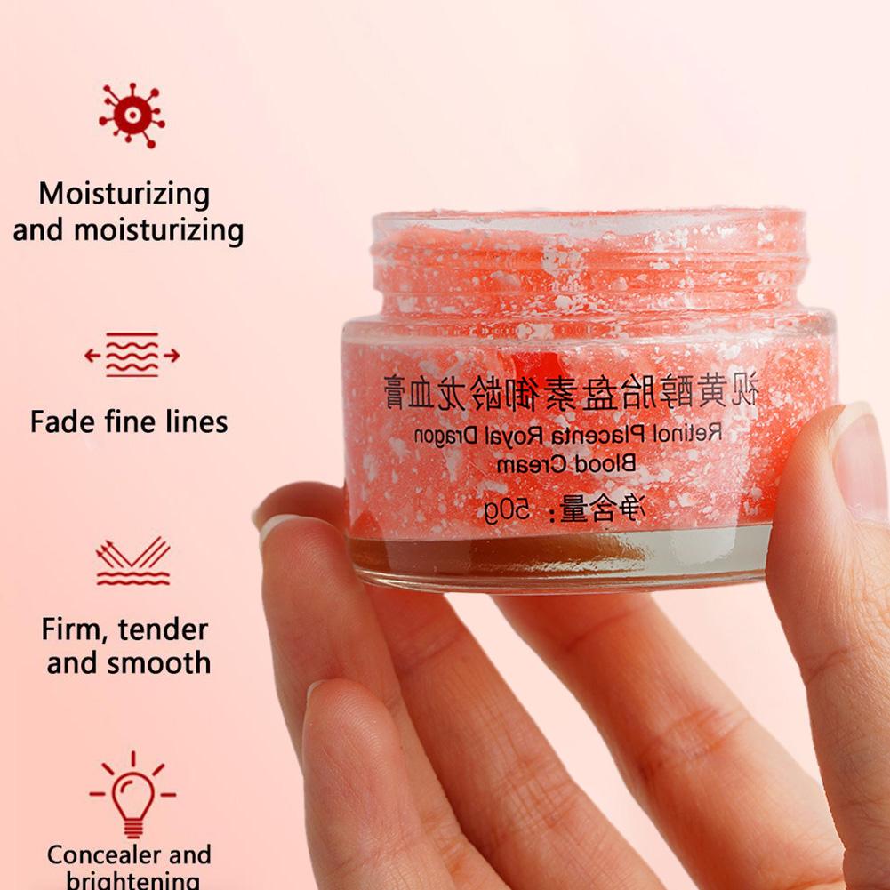 50g Dragon Blood Retinol Face  - Placenta Extract Serum ulasan dan harga