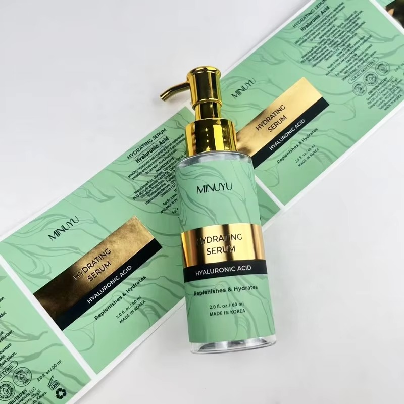 Custom Printed Biodegradable S - Luxury Skincare Labels ulasan dan harga