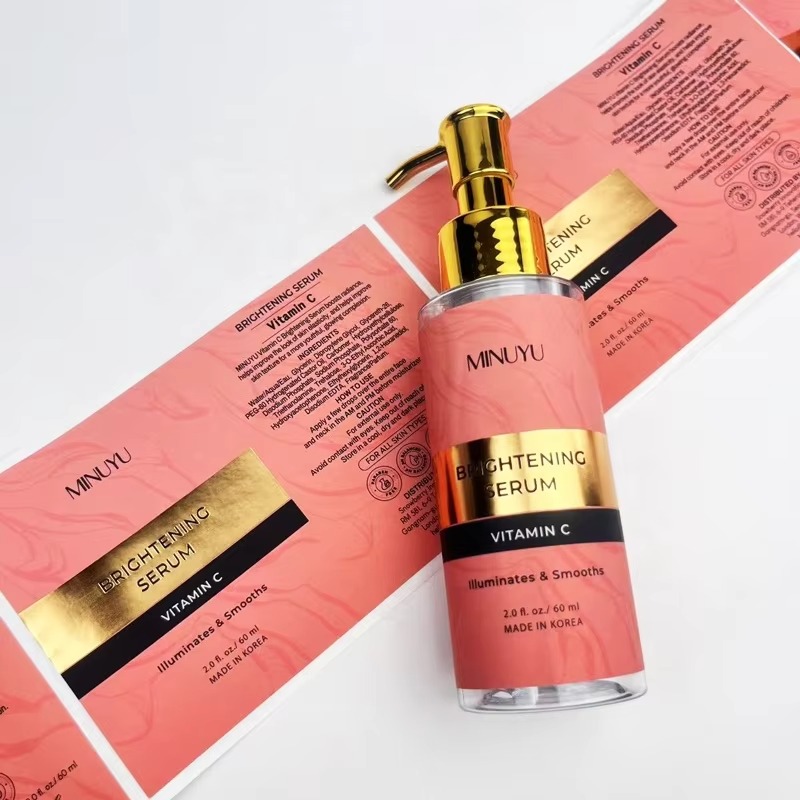 Custom Printed Biodegradable S - Luxury Skincare Labels ulasan dan harga