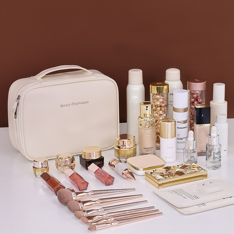 Wholesale PU Large Capacity To - Luxury Skincare Women ulasan dan harga